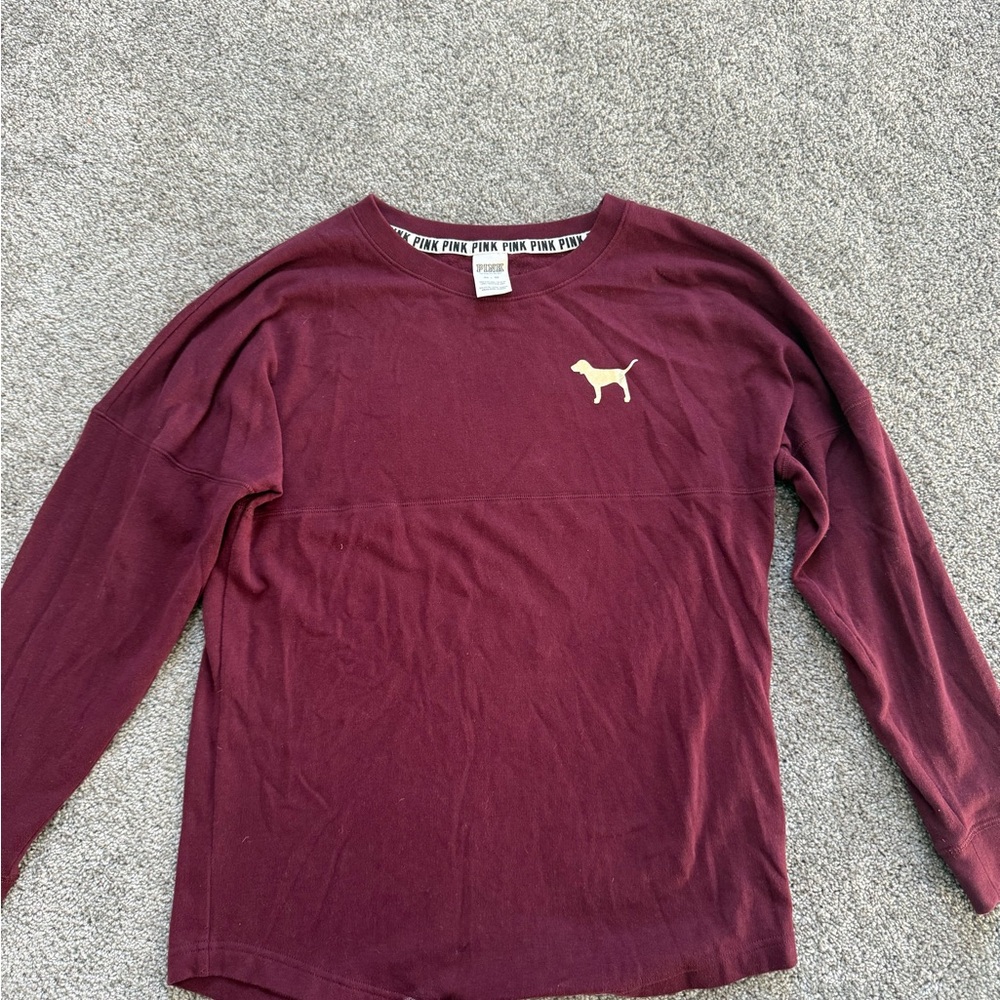 Victoria's Secret PINK Maroon Top